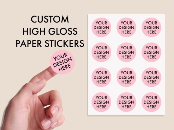 Custom Glossy Stickers