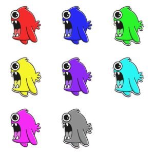 22_Main_Composite-6.jpg Screaming Monster Sticker Pack - Splash-Proof Glossy Decals